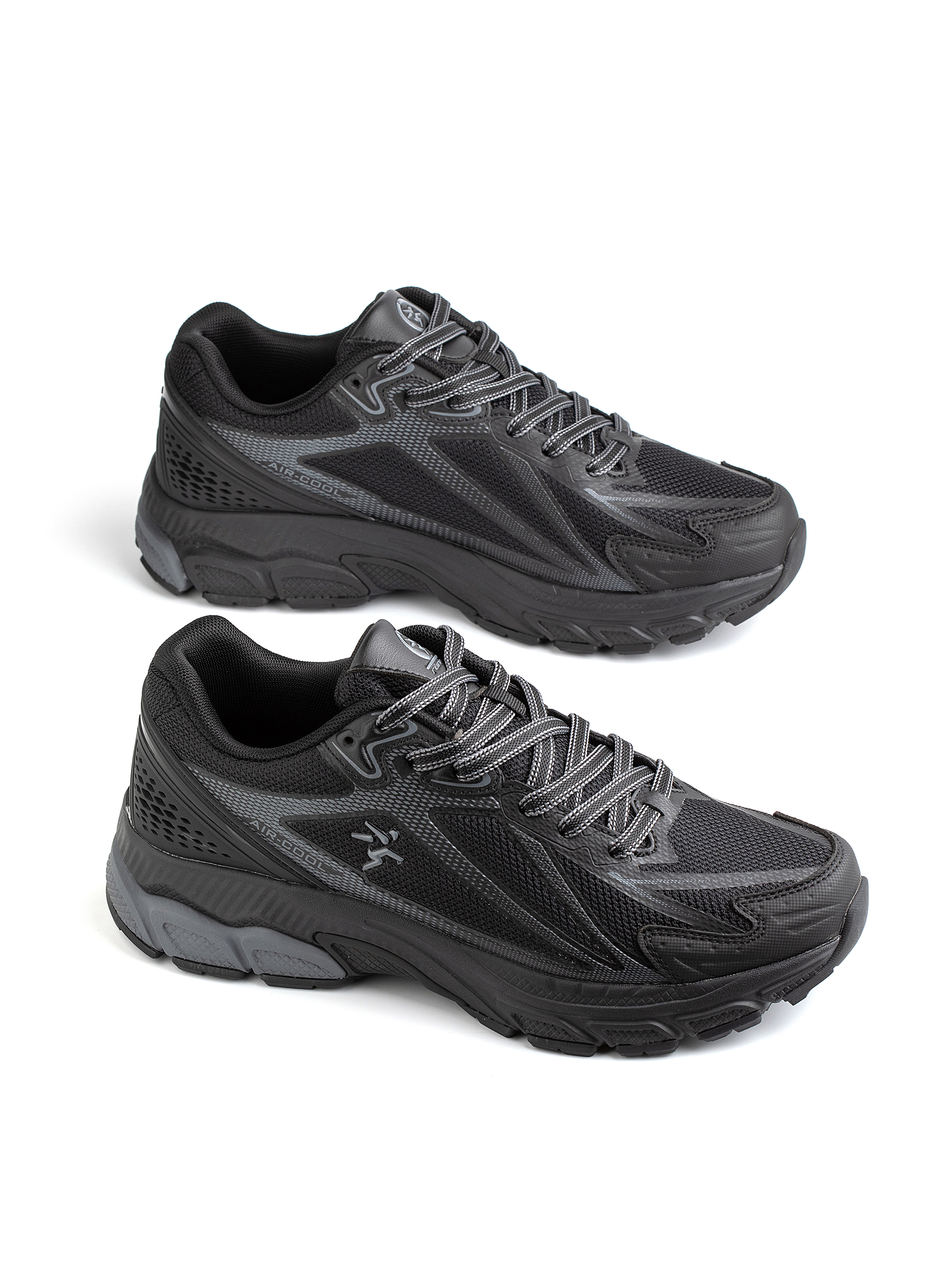 Кроссовки мужские Runners RNS-251-6416 black/dk.grey
