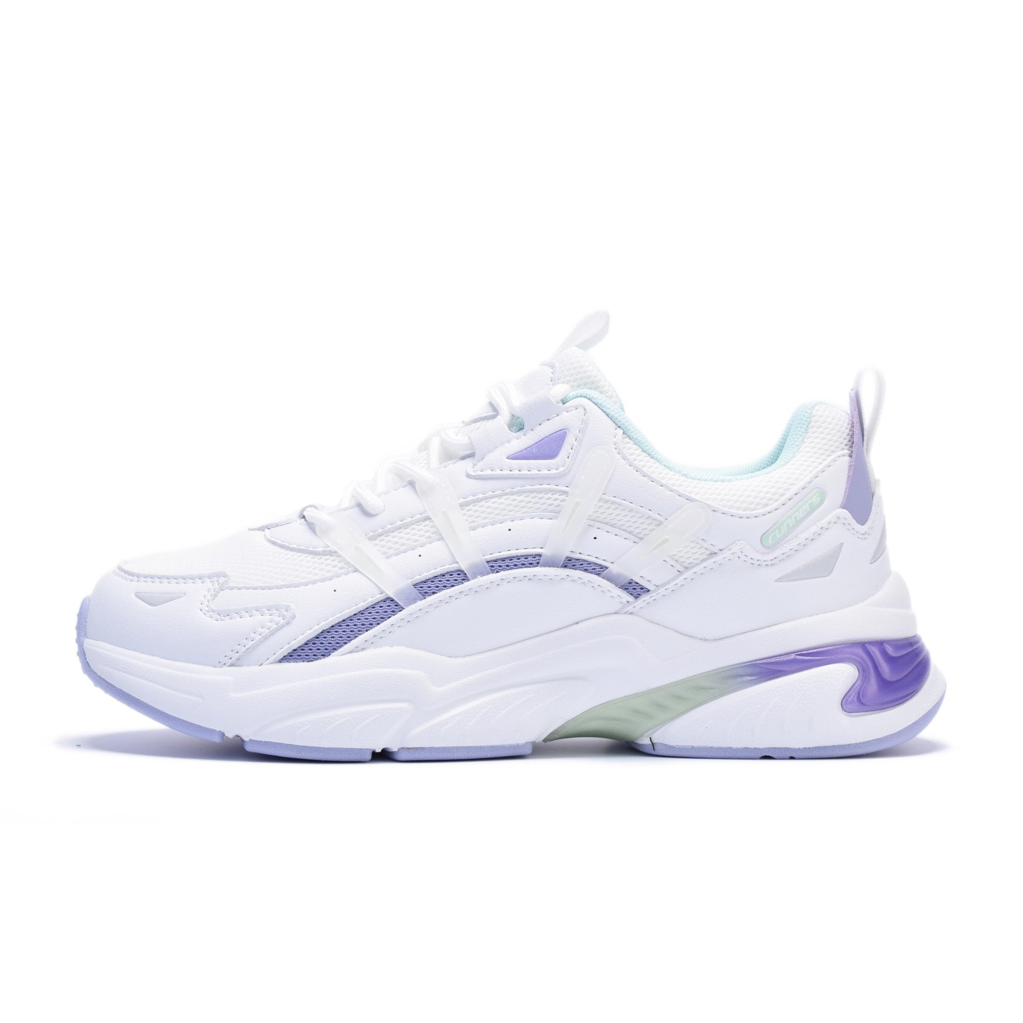 Кроссовки женские Runners RNS-251-2517 white-purple 37