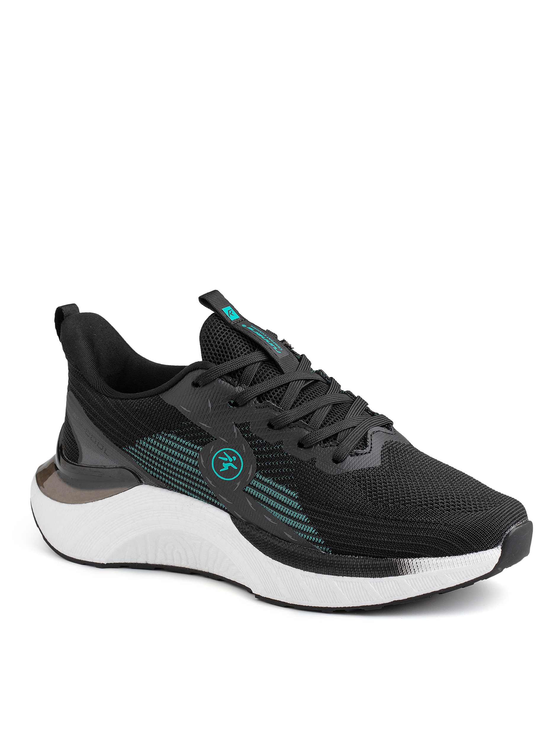 Кроссовки женские Runners RNS-251-6639. black/mint green
