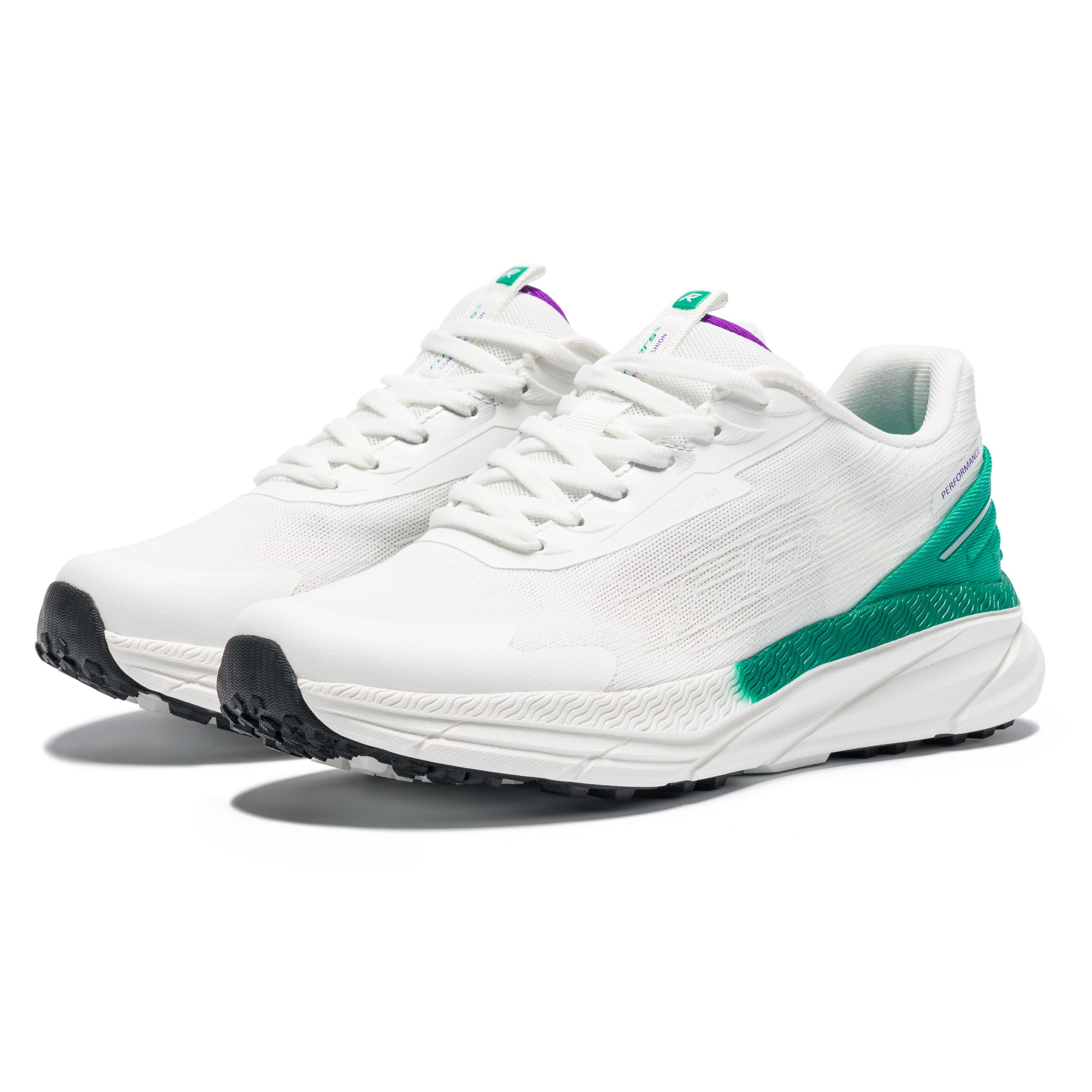 Кроссовки женские Runners RNS-241-6017 white/mint green