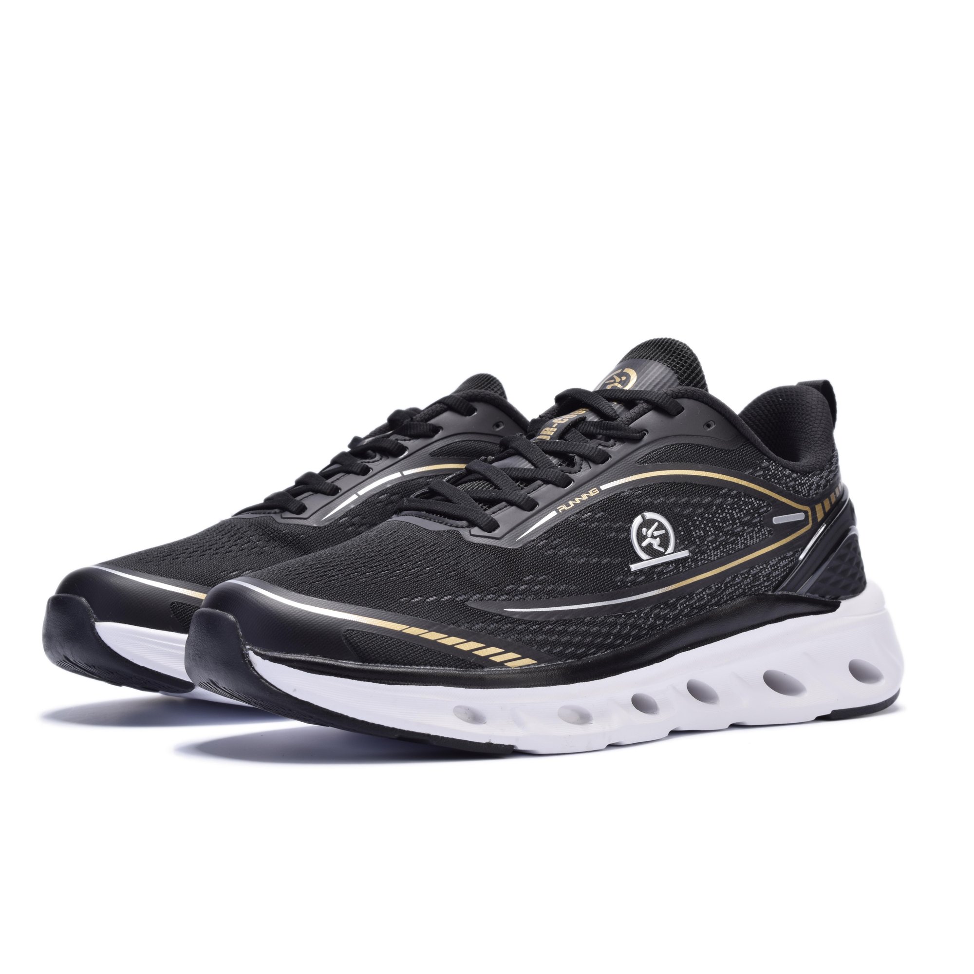 Кроссовки мужские Runners RNS-251-6679 black/gold
