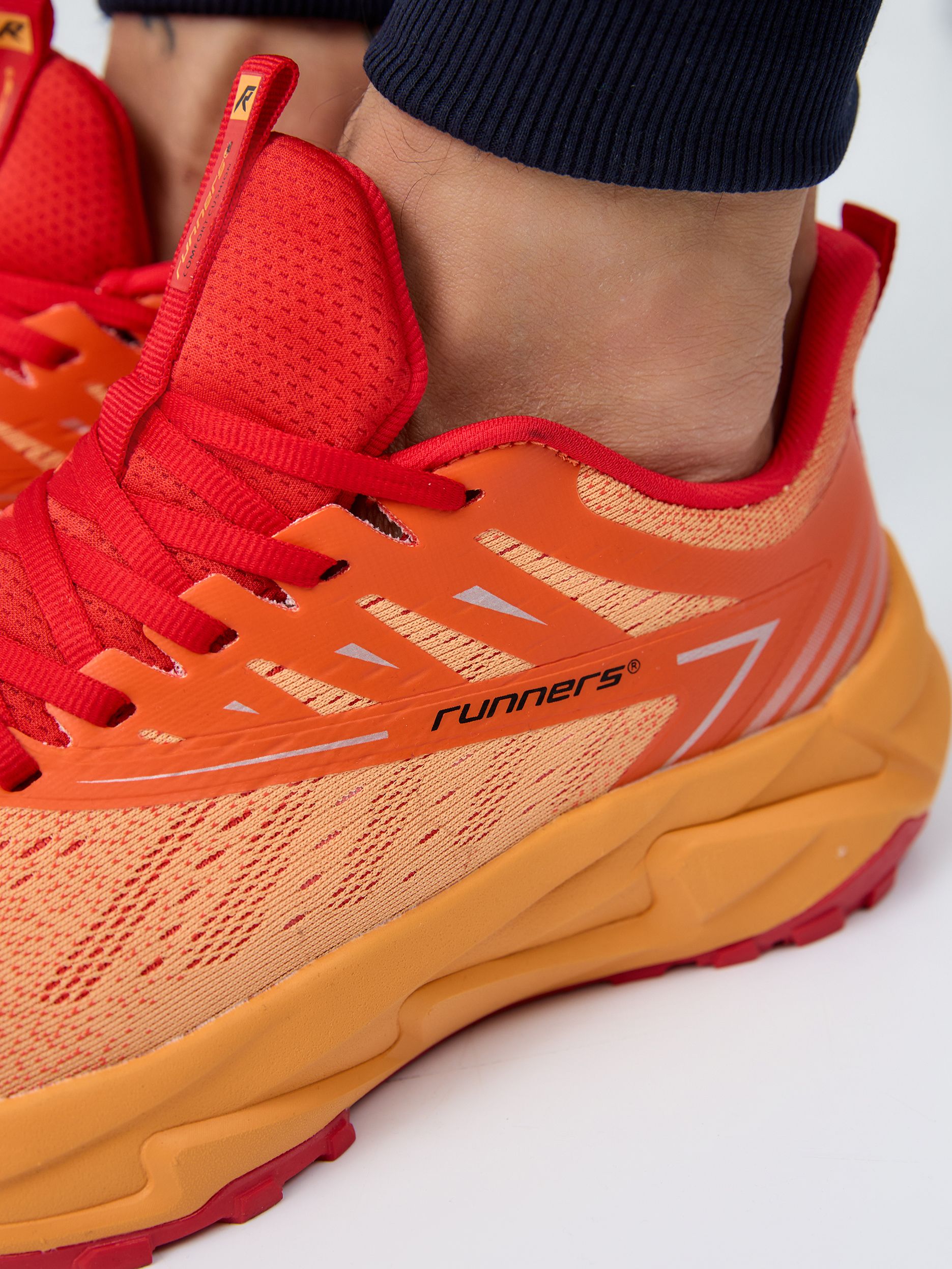 Кроссовки мужские Runners RNS-251-6416 red/yellow