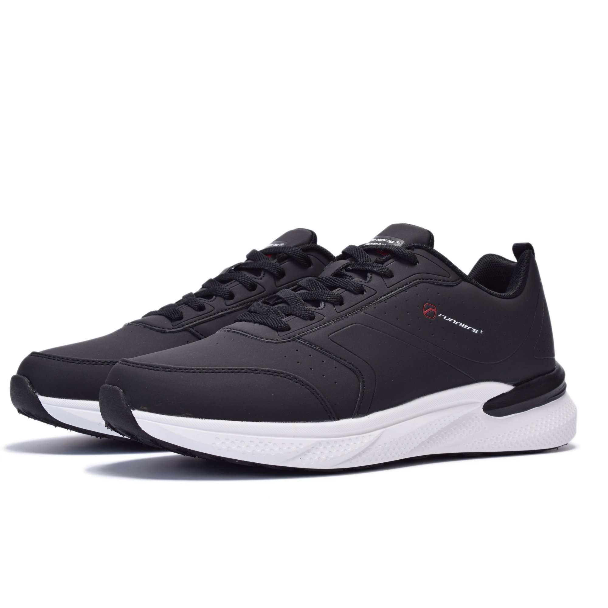 Кроссовки мужские Runners RNS-242-2924 black/dk.red