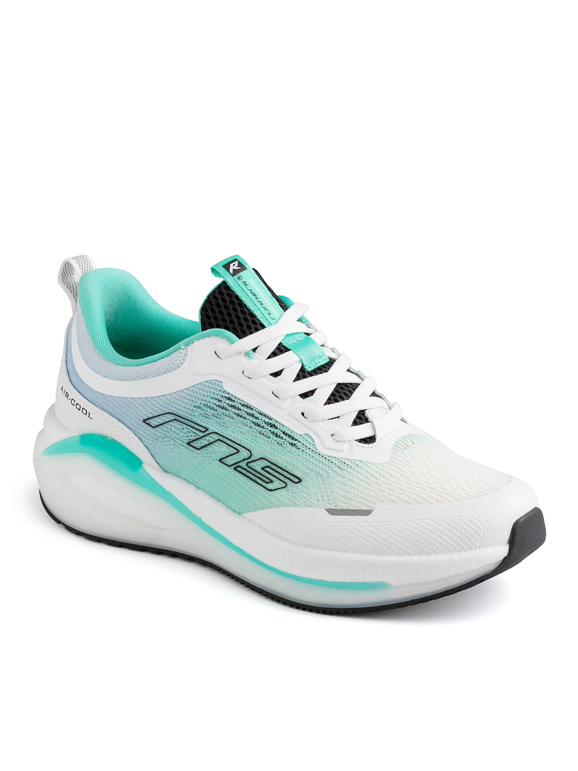 Кроссовки женские Runners RNS-251-6617 white/mint green