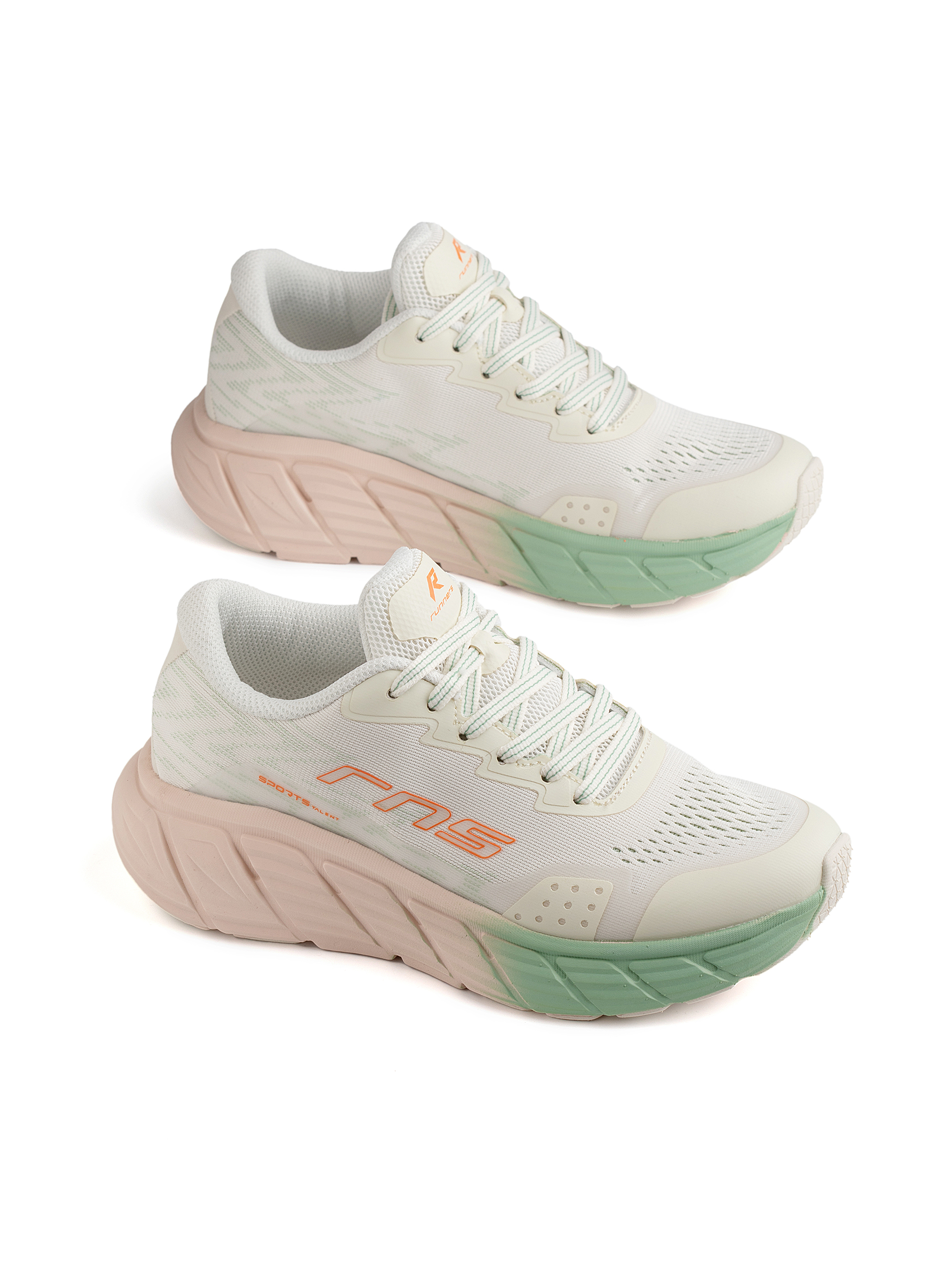 Кроссовки женские Runners RNS-241-03506 lt.beige