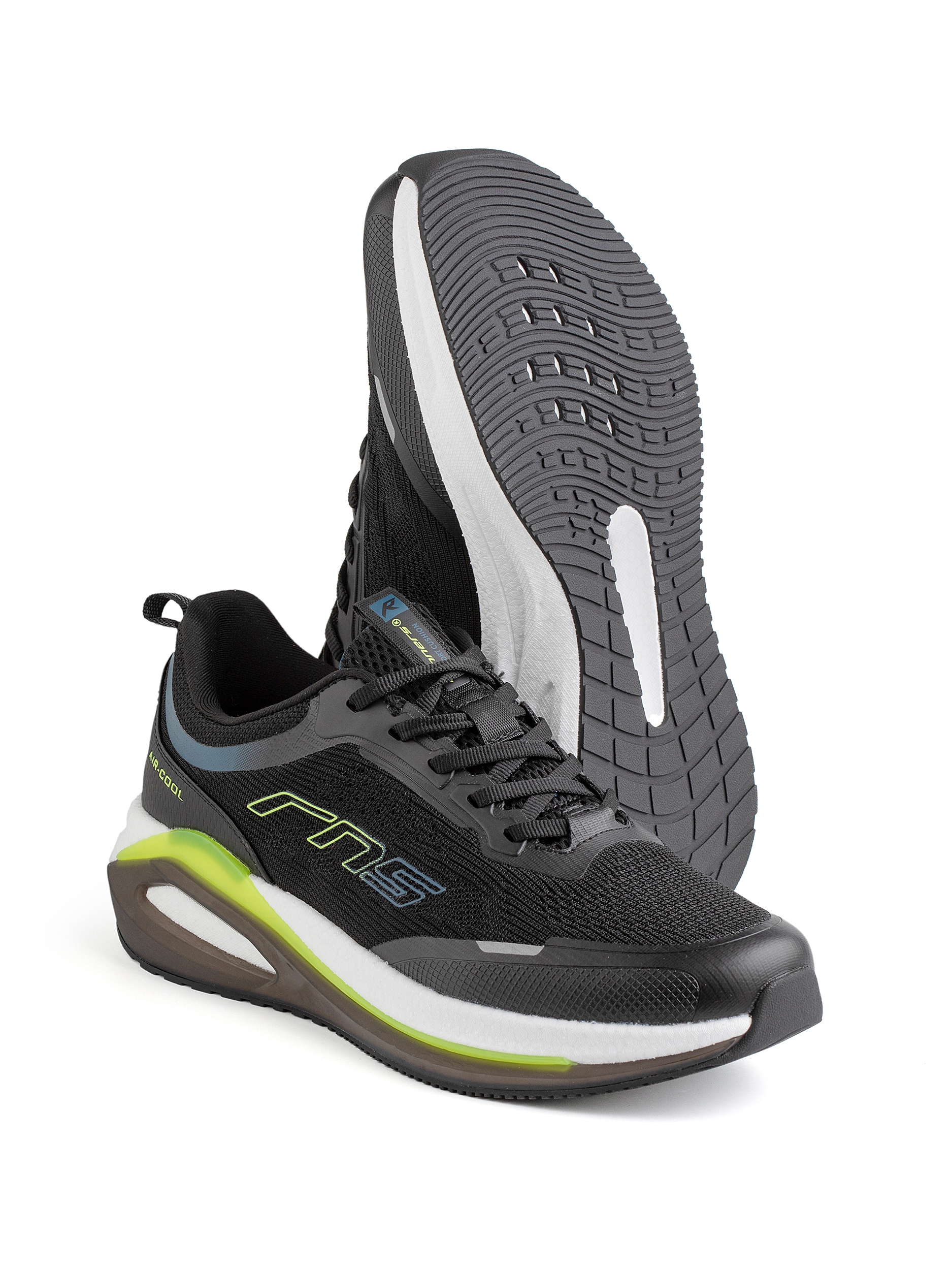 Кроссовки мужские Runners RNS-251-6617 black/green