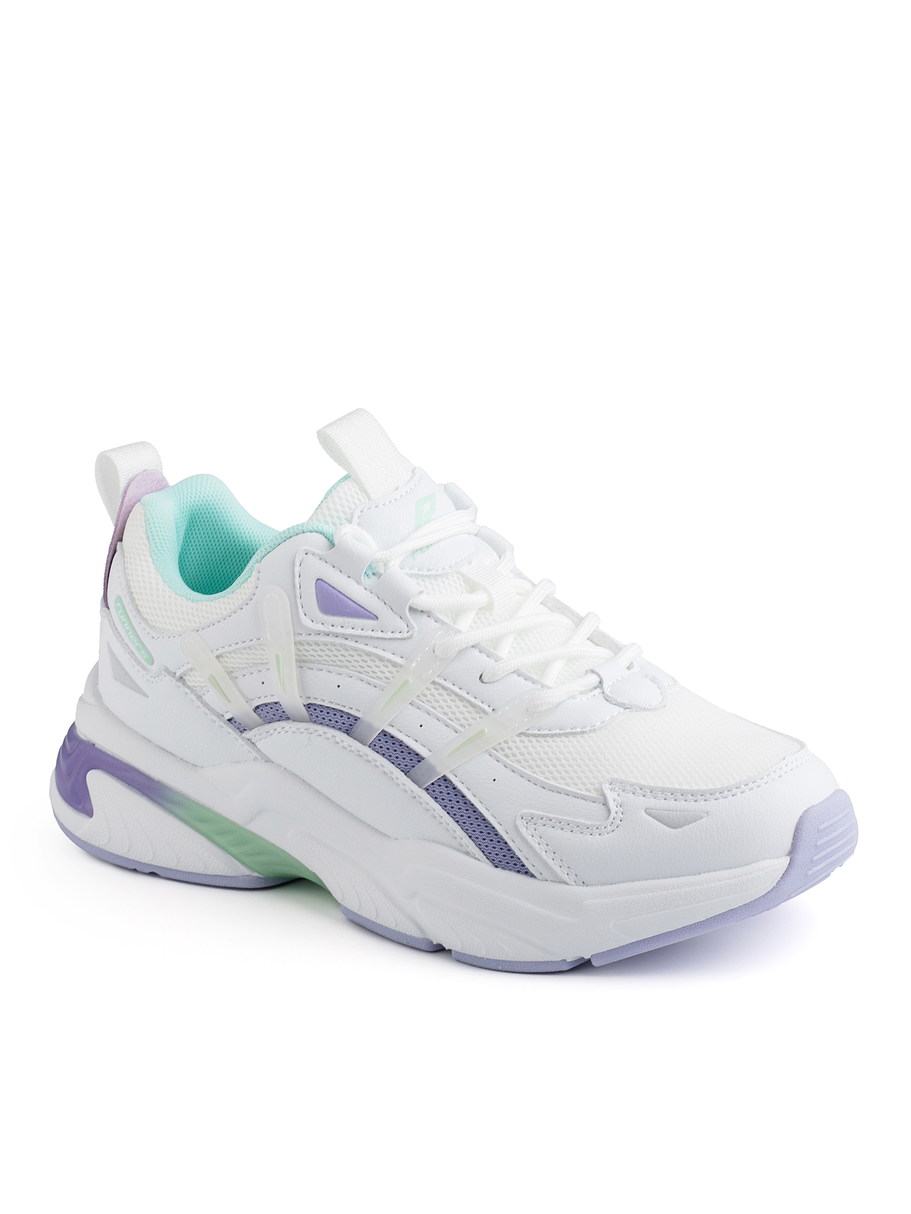 Кроссовки женские Runners RNS-251-2517 white-purple