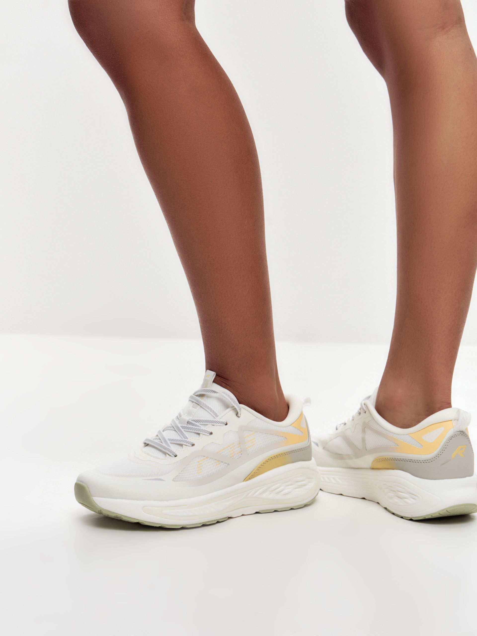 Кроссовки женские Runners RNS-251-6614 lt.beige/yellow