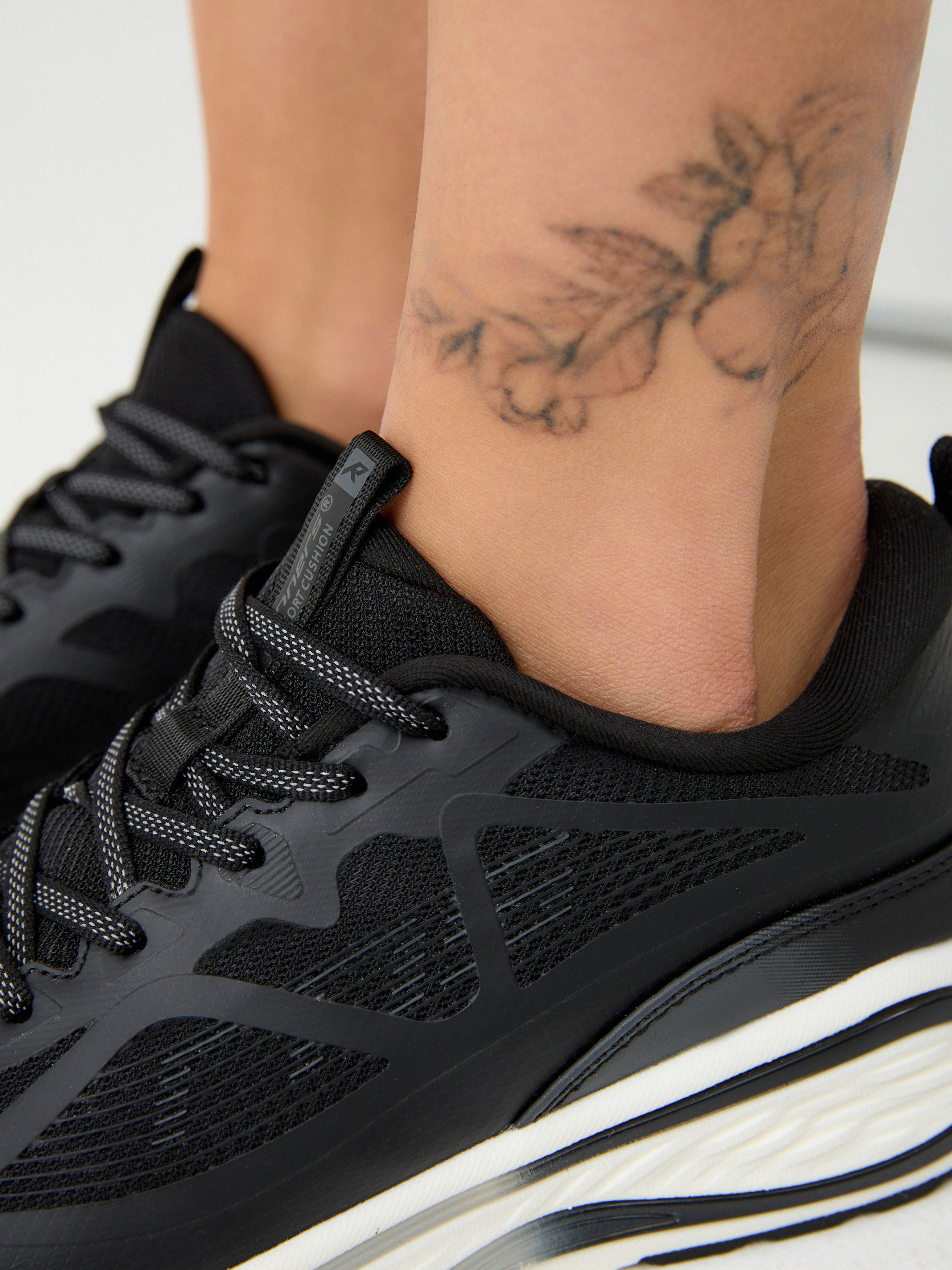 Кроссовки женские Runners RNS-251-6614 black/dk.grey