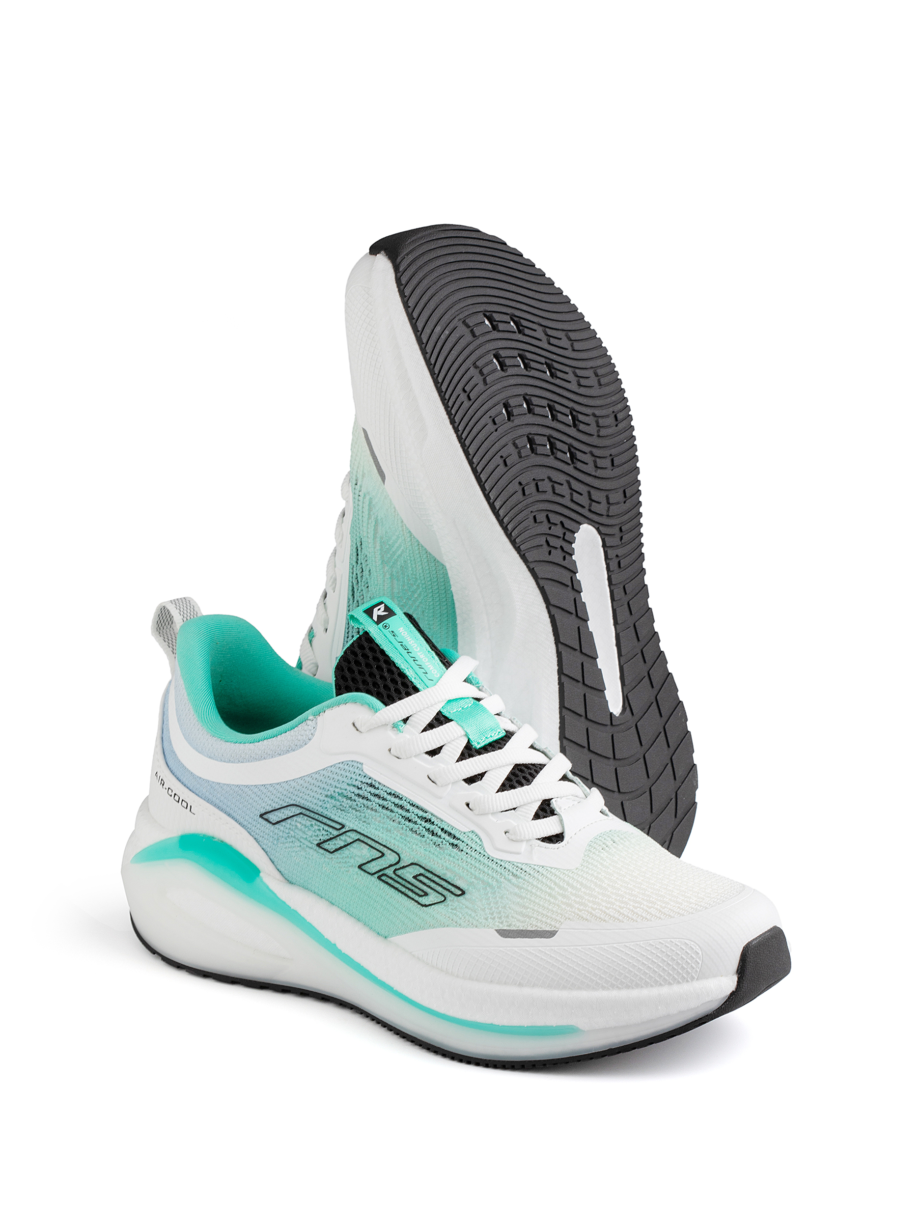 Кроссовки женские Runners RNS-251-6617 white/mint green