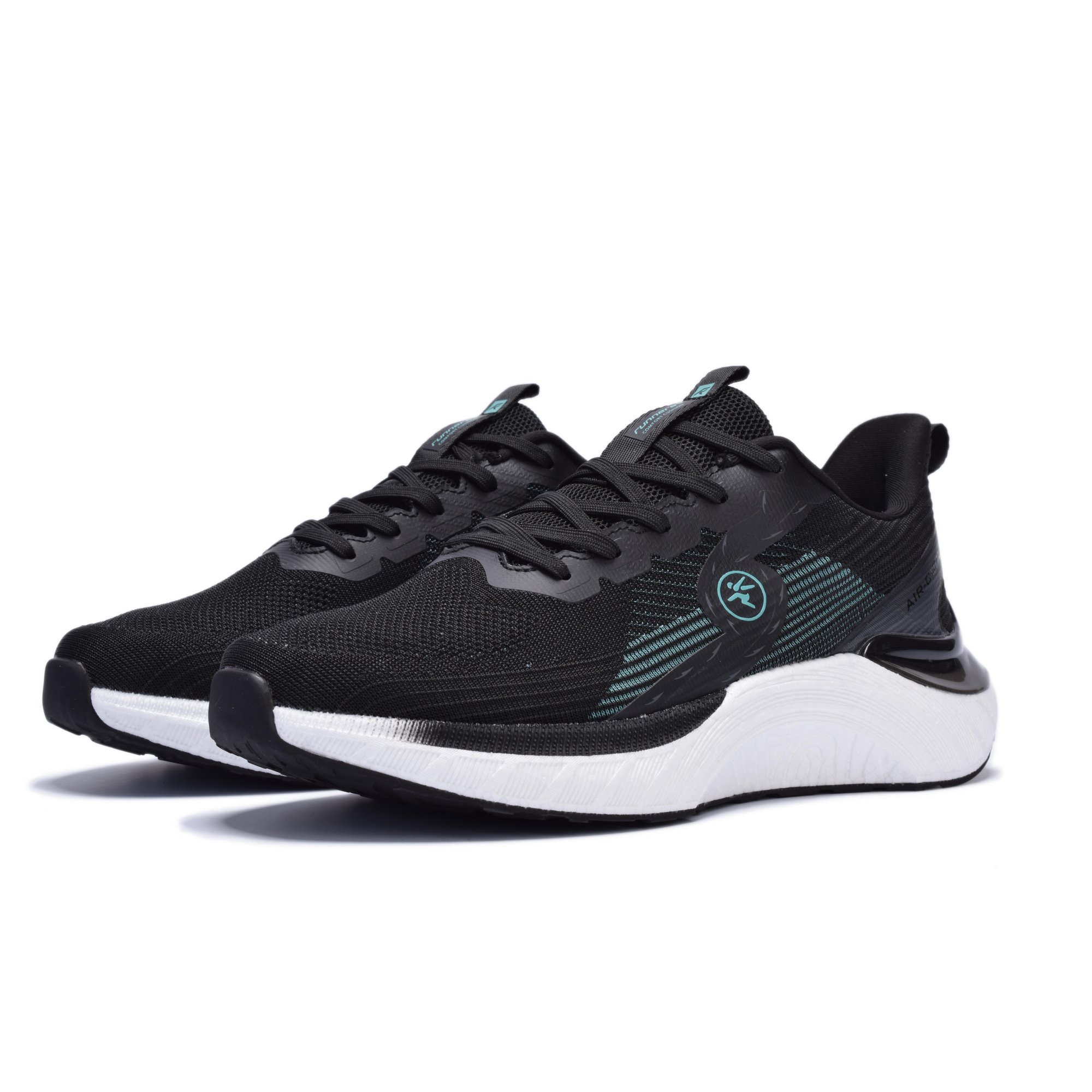 Кроссовки мужские Runners RNS-251-6639 black/mint green