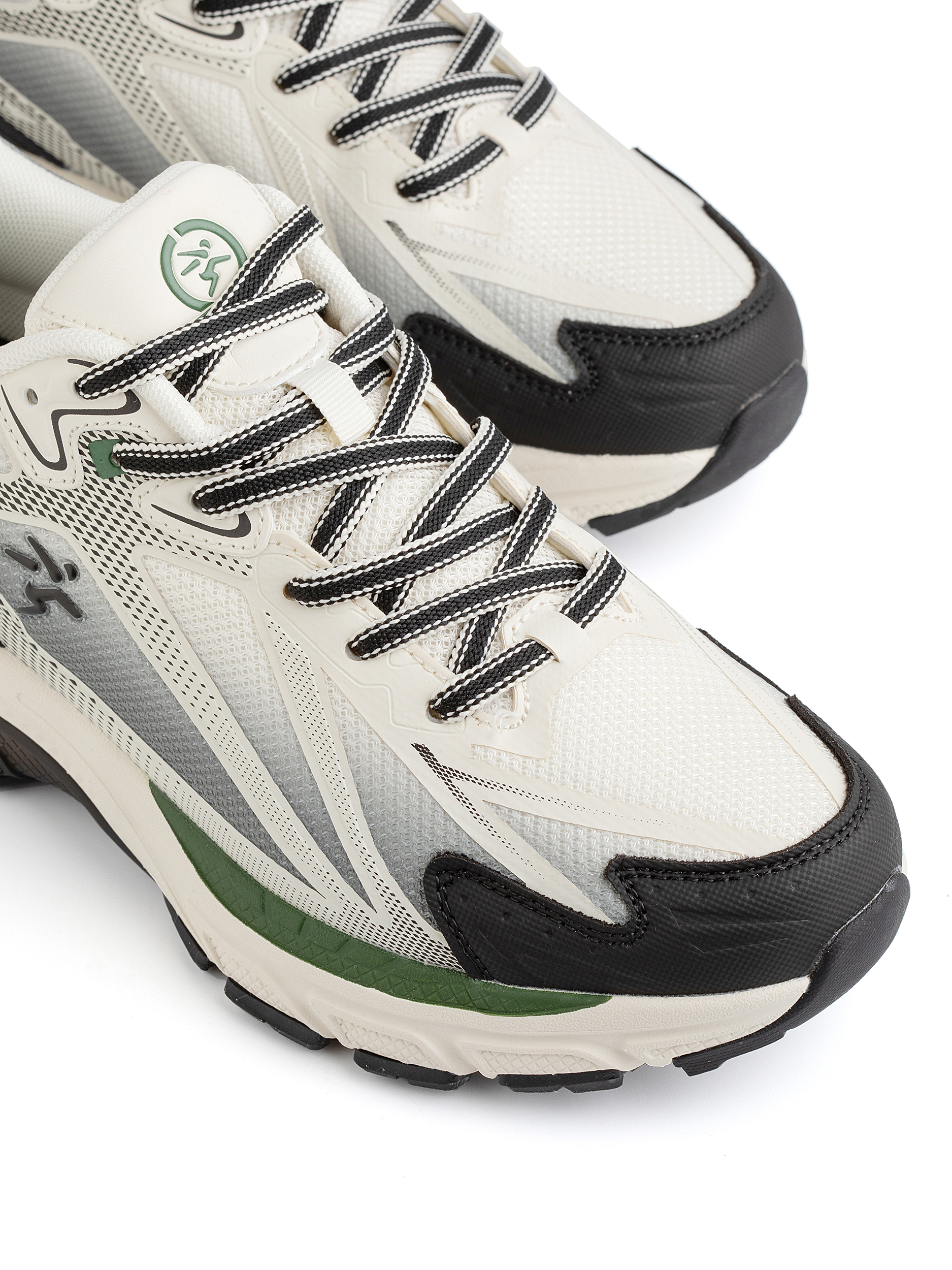 Кроссовки мужские Runners RNS-251-6629 lt.beige/green