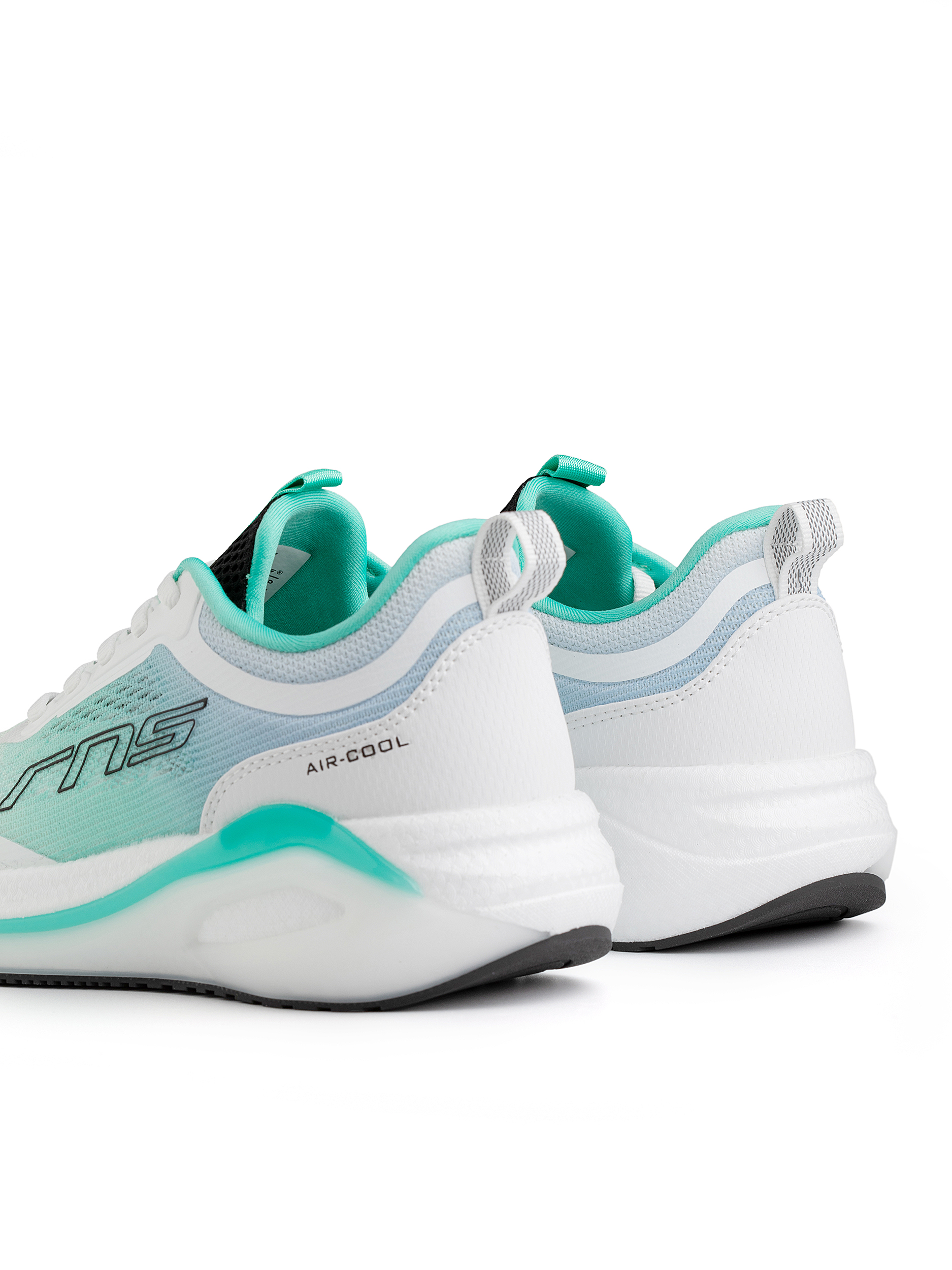 Кроссовки женские Runners RNS-251-6617 white/mint green