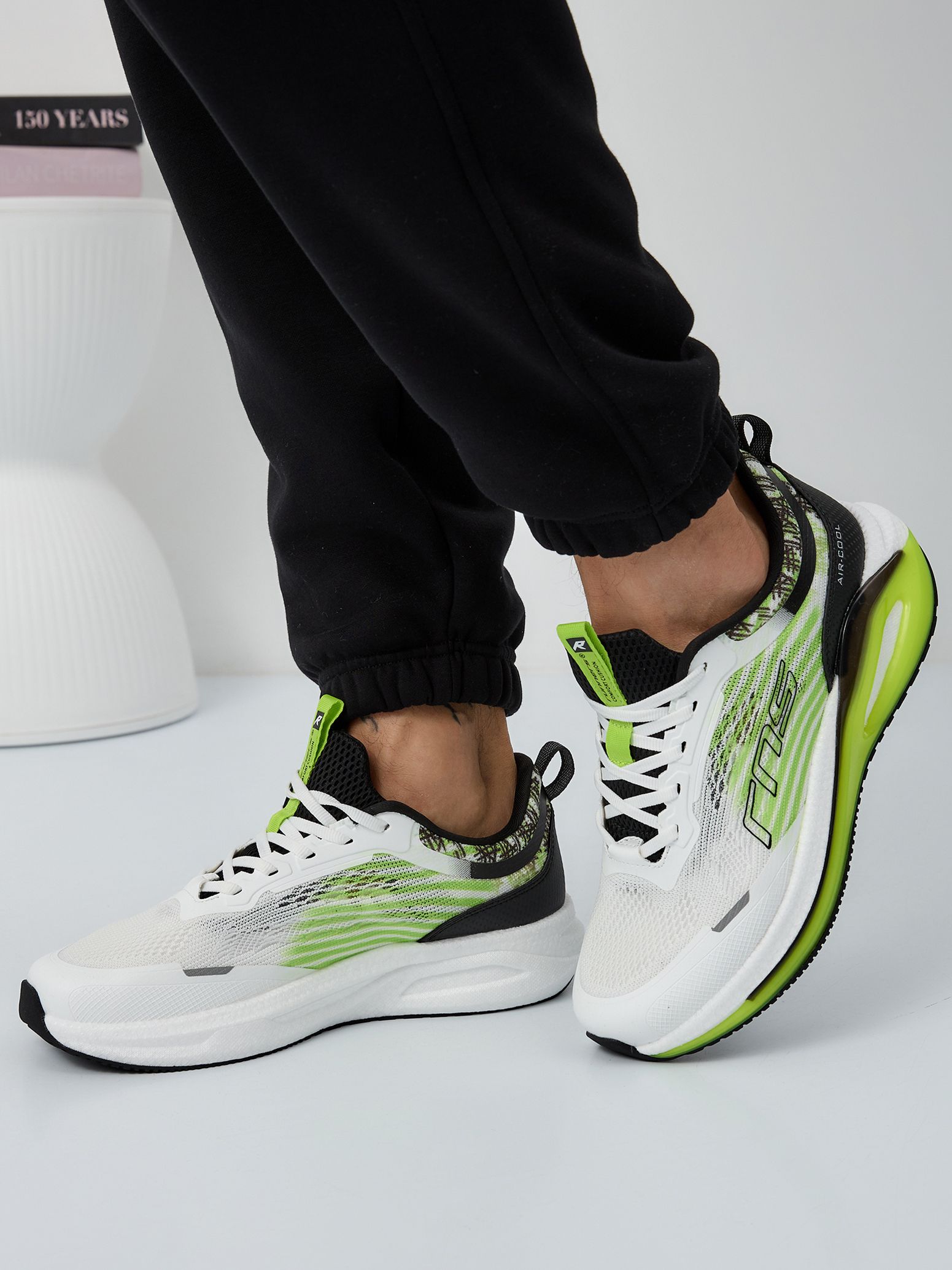 Кроссовки мужские Runners RNS-251-6617 white/green