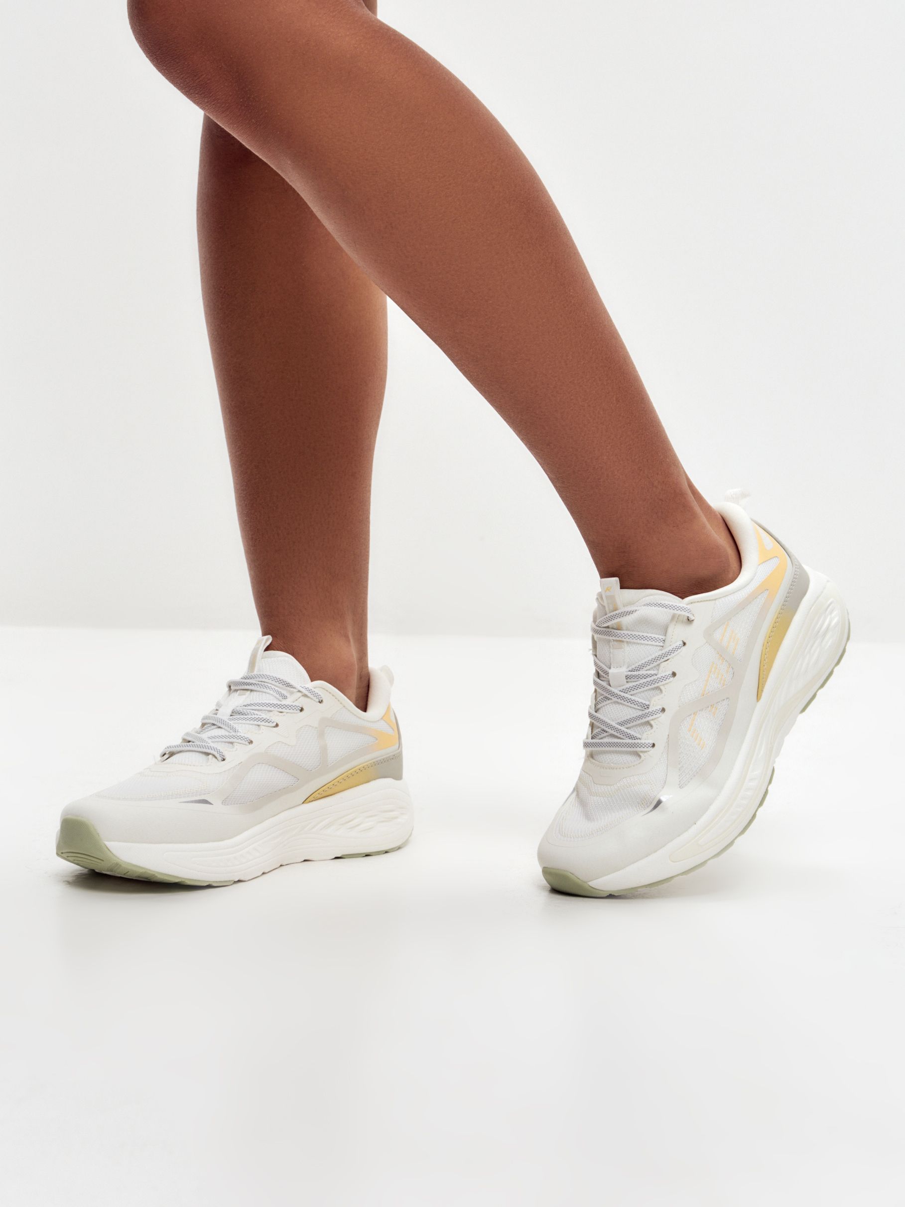Кроссовки женские Runners RNS-251-6614 lt.beige/yellow