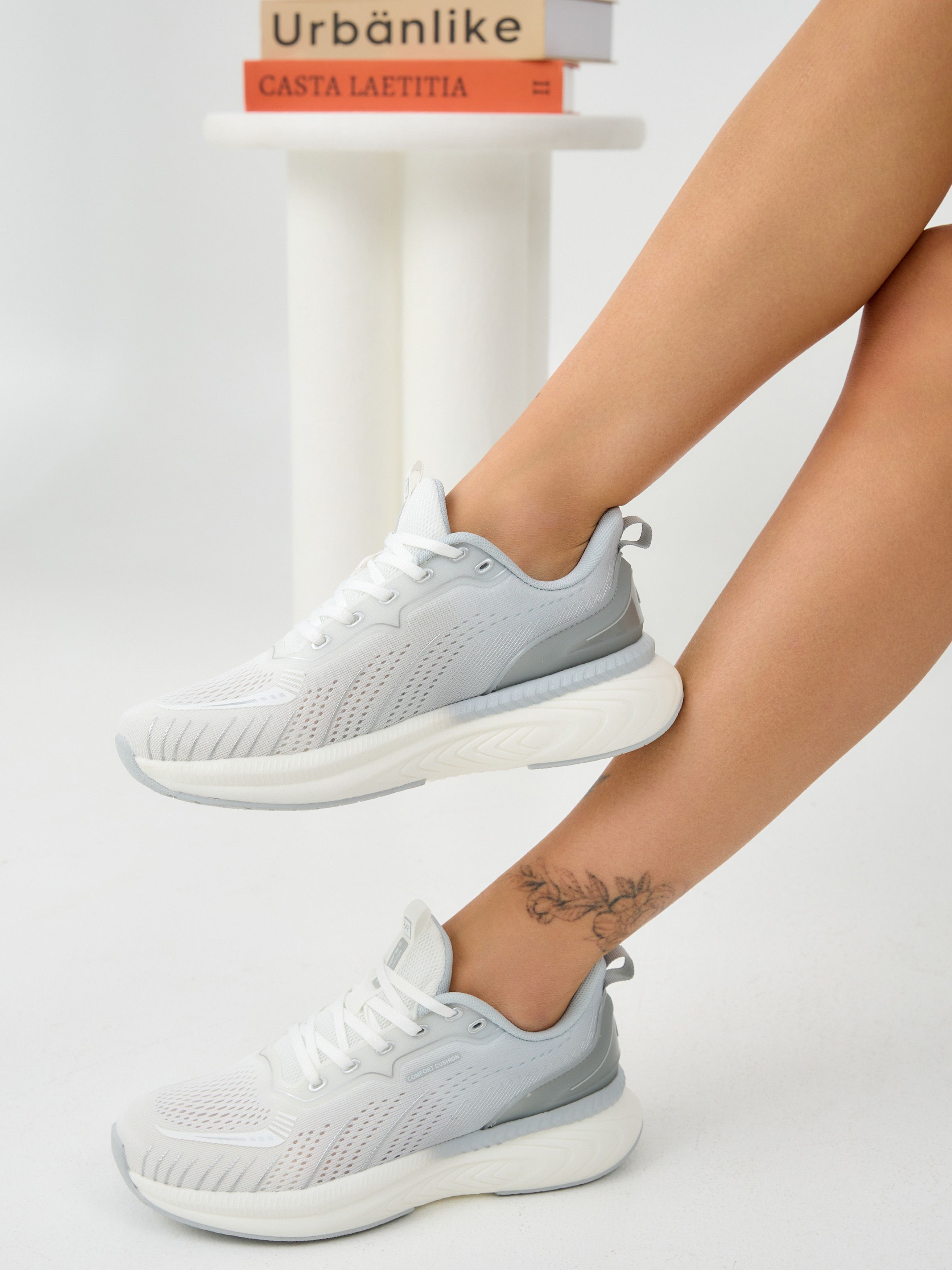 Кроссовки женские Runners RNS-251-5802 white/lt.grey