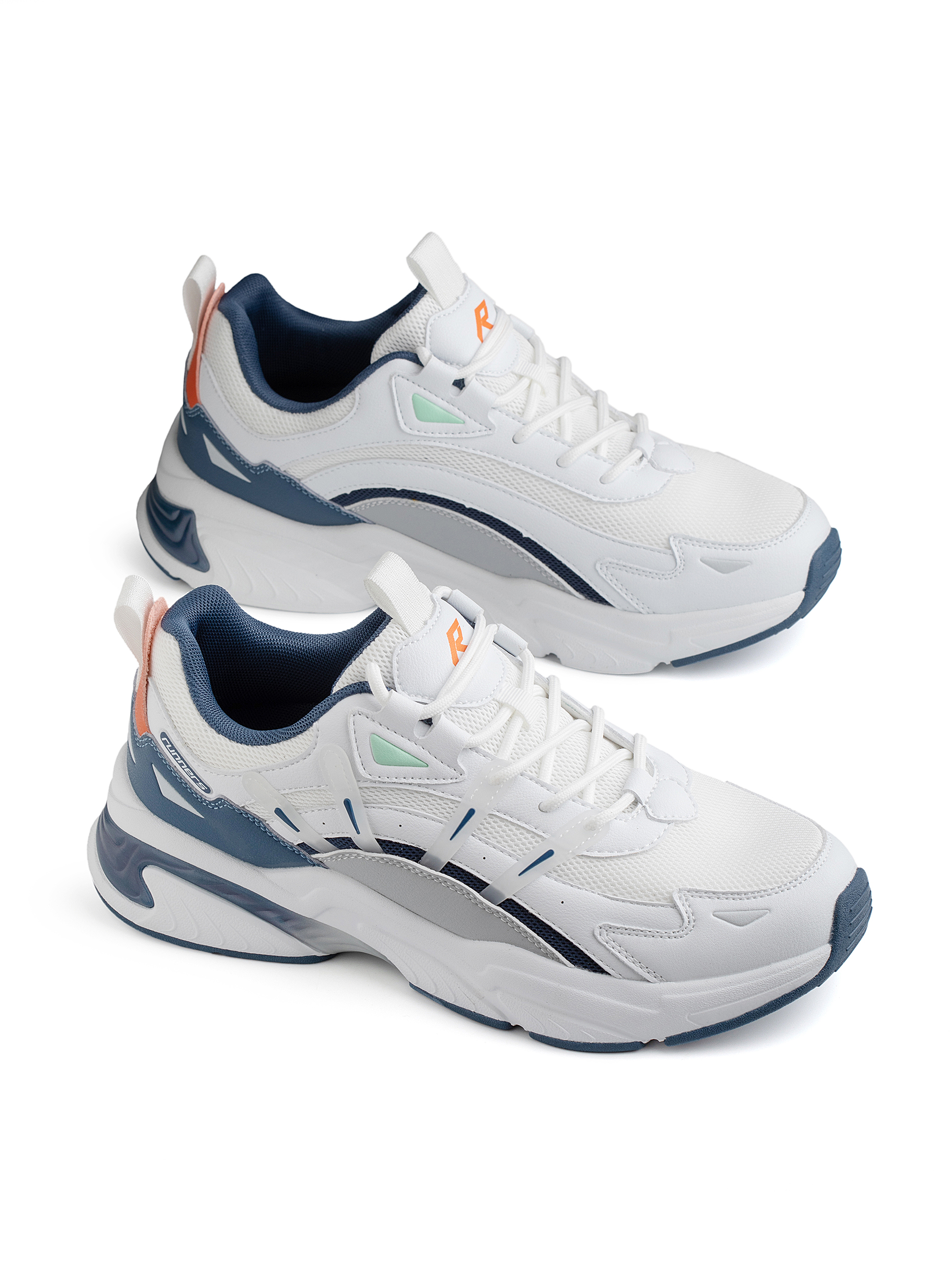 Кроссовки мужские Runners RNS-251-2517 white-navy