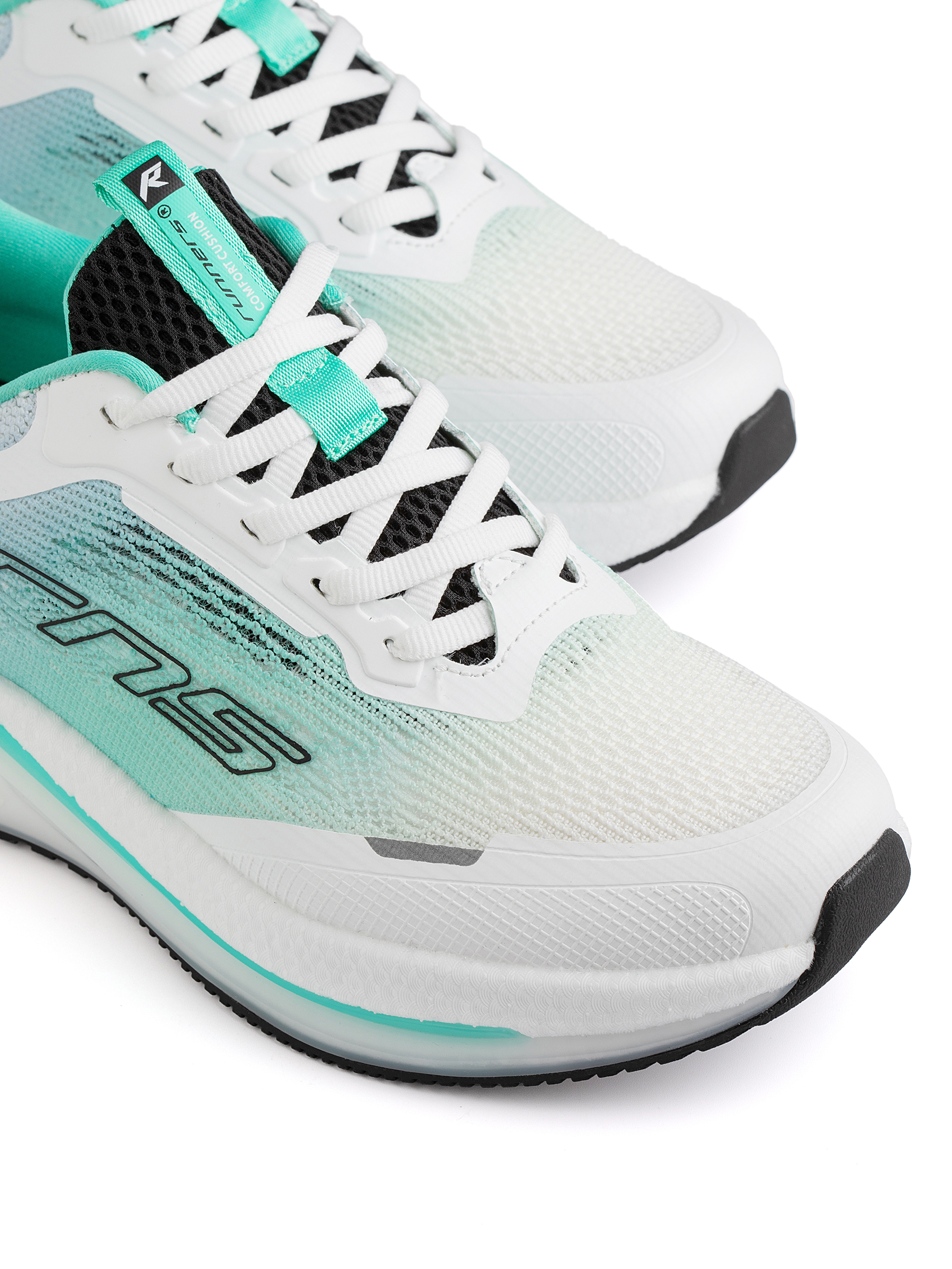 Кроссовки женские Runners RNS-251-6617 white/mint green
