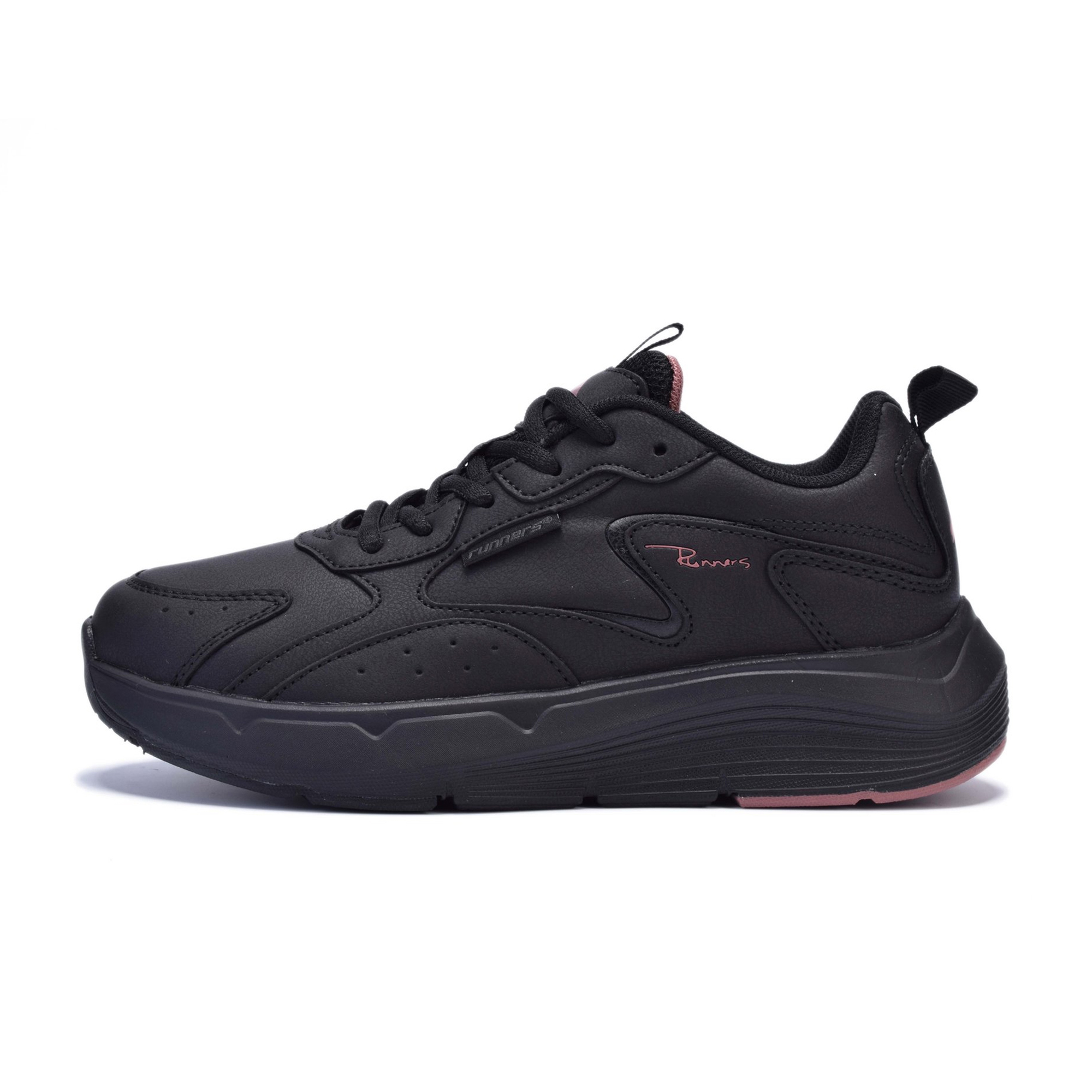 Кроссовки женские Runners RNS-242-6060 black/powder 37