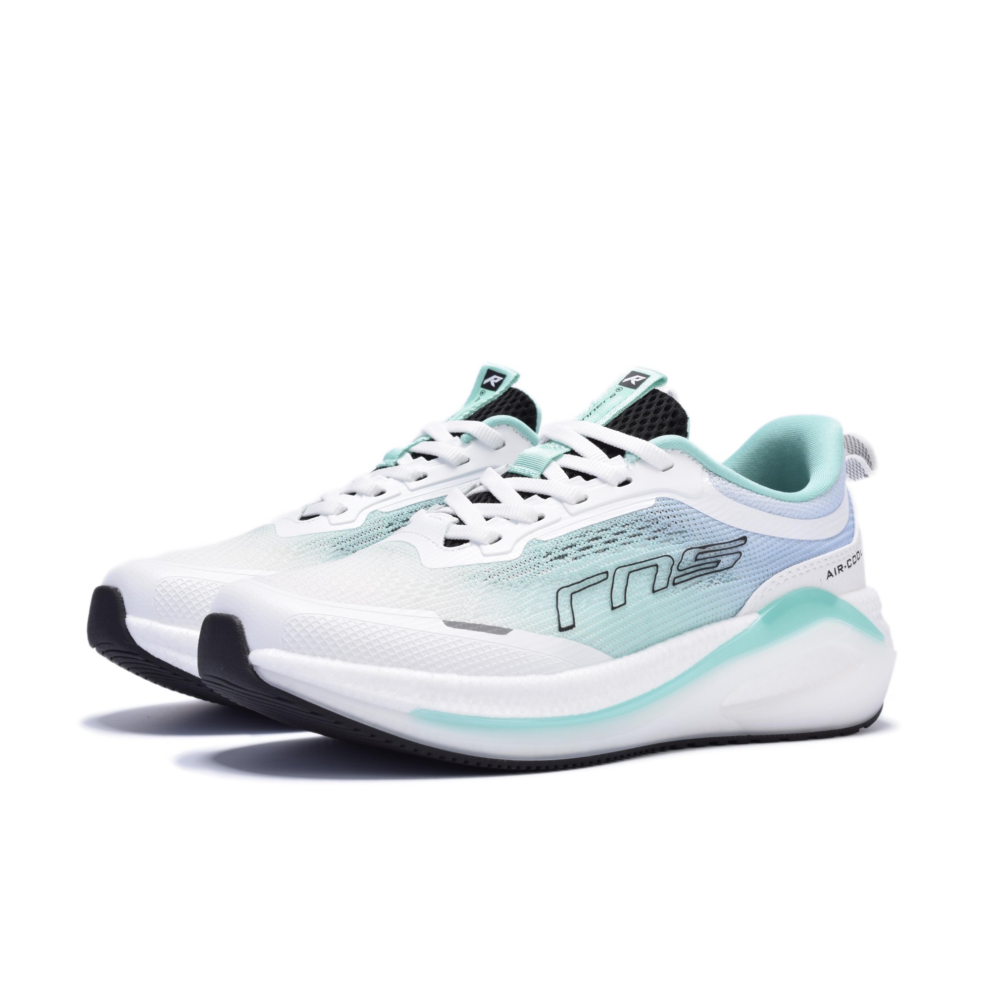 Кроссовки женские Runners RNS-251-6617 white/mint green