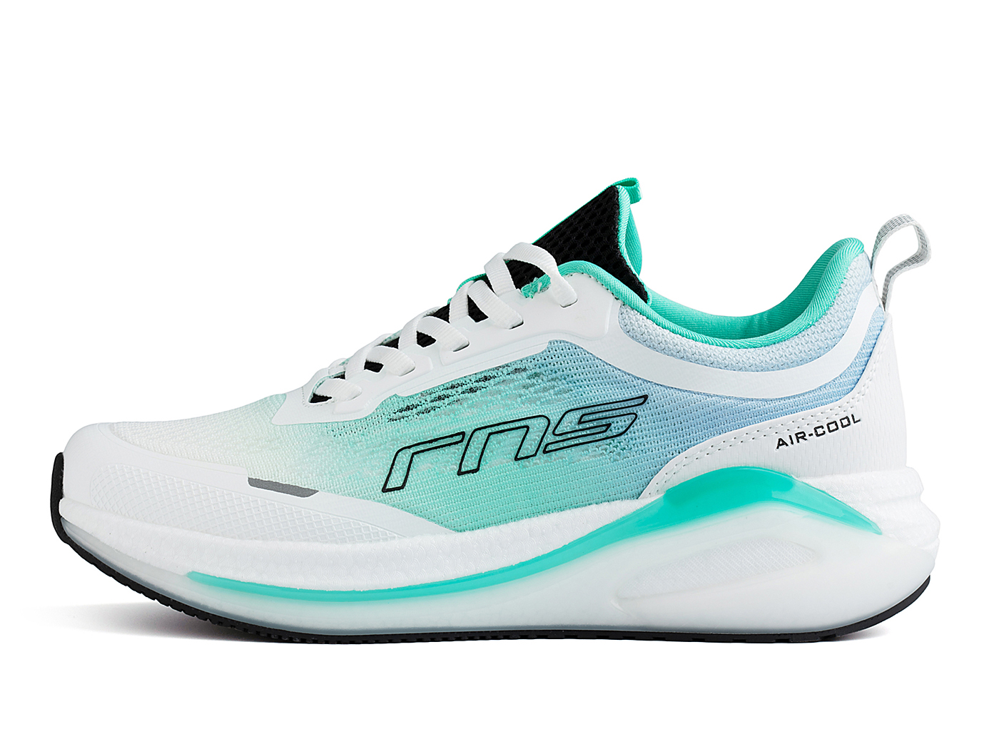 Кроссовки женские Runners RNS-251-6617 white/mint green