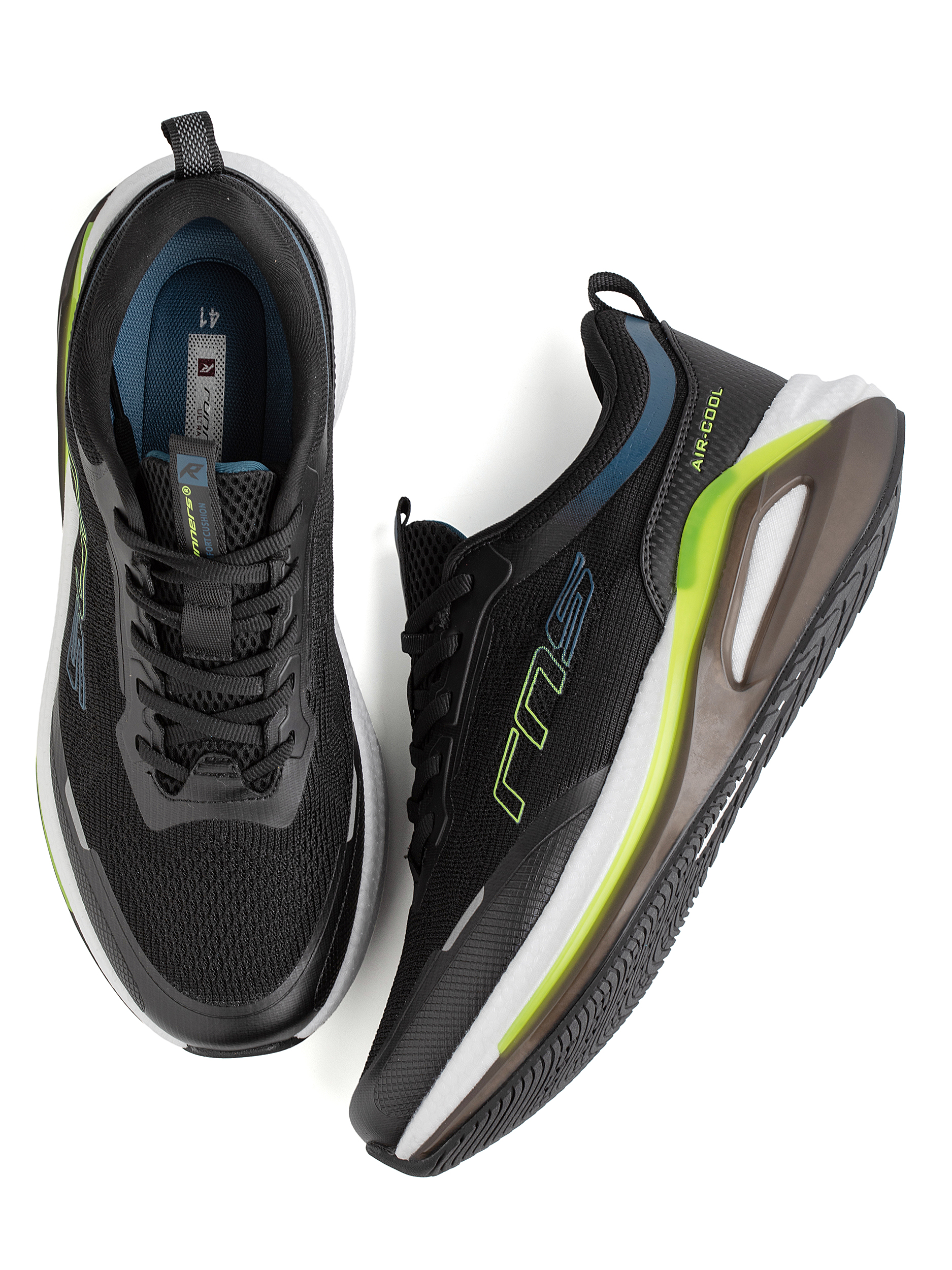 Кроссовки мужские Runners RNS-251-6617 black/green