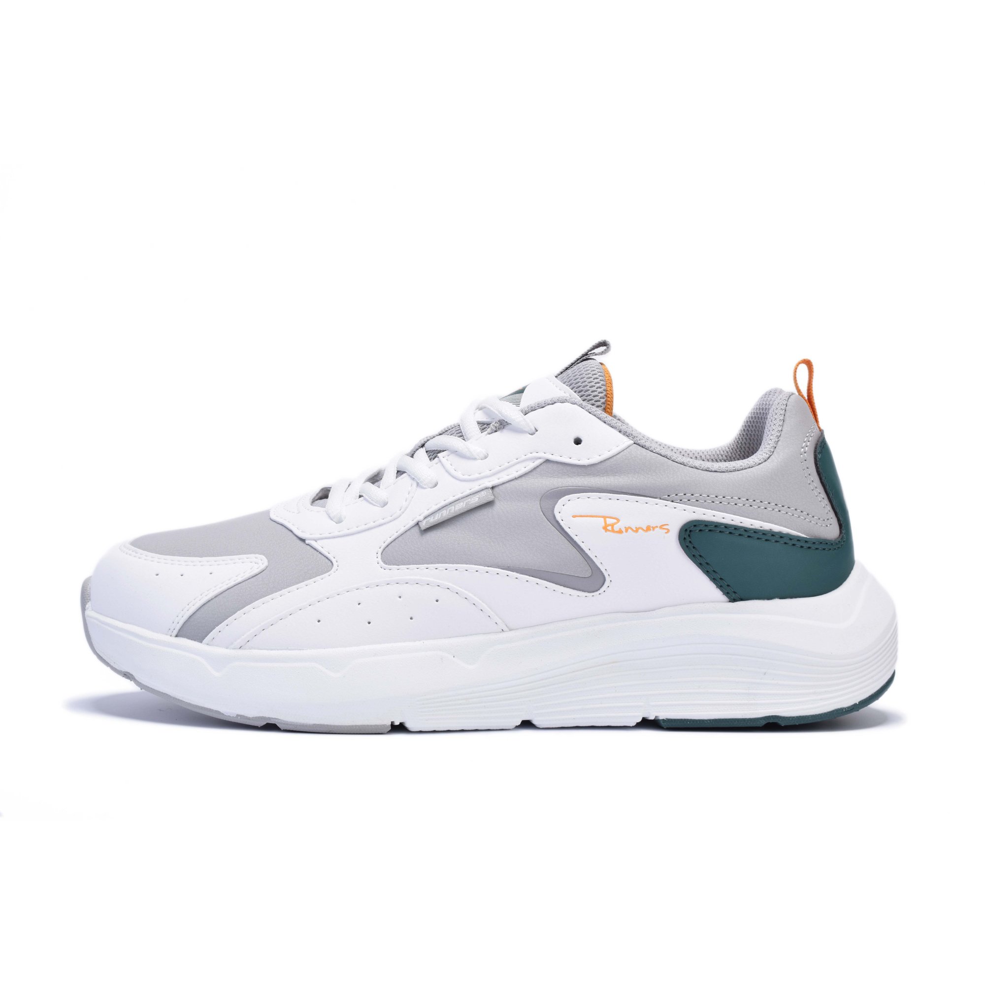 Кроссовки мужские Runners RNS-242-6060 white/green 41
