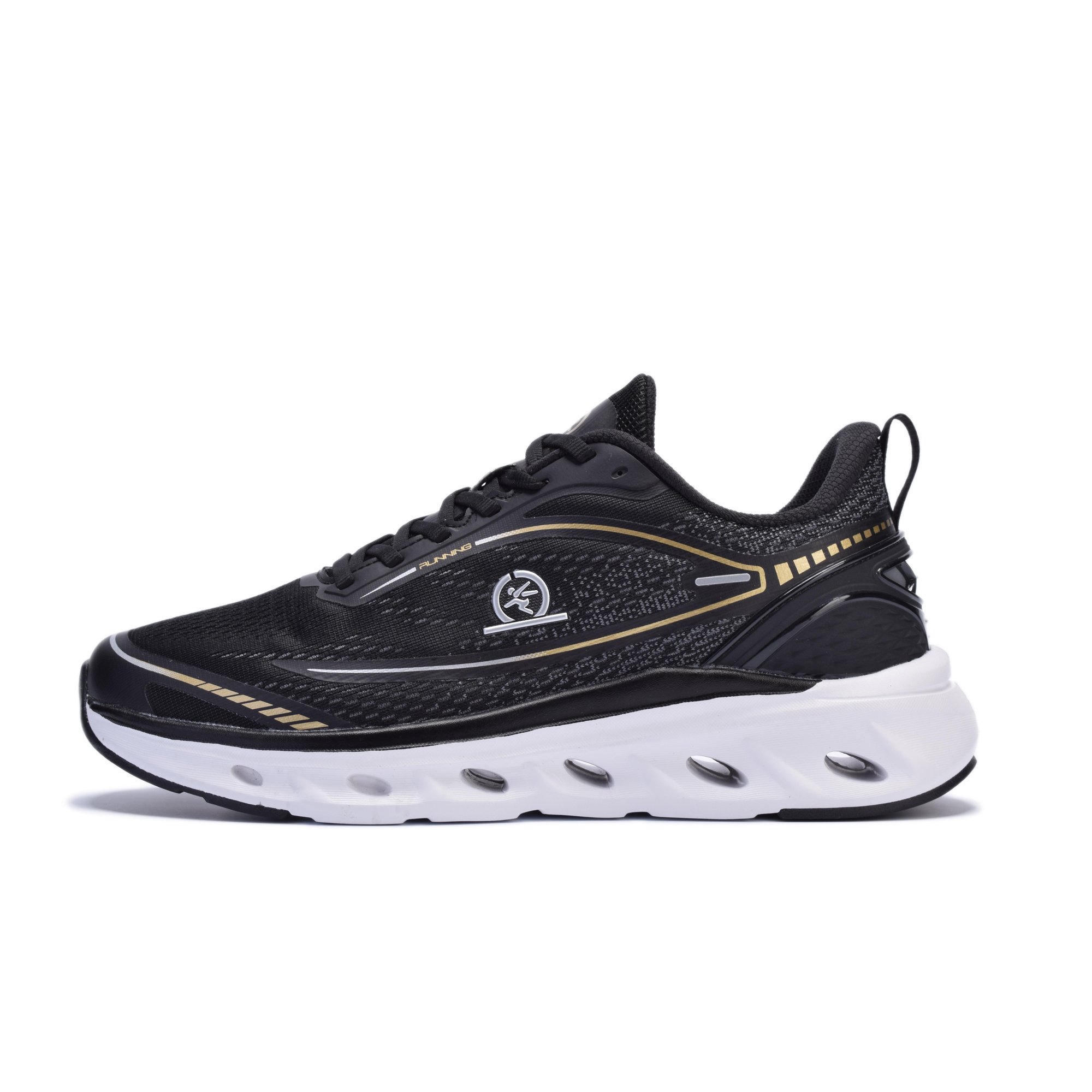 Кроссовки мужские Runners RNS-251-6679 black/gold 41