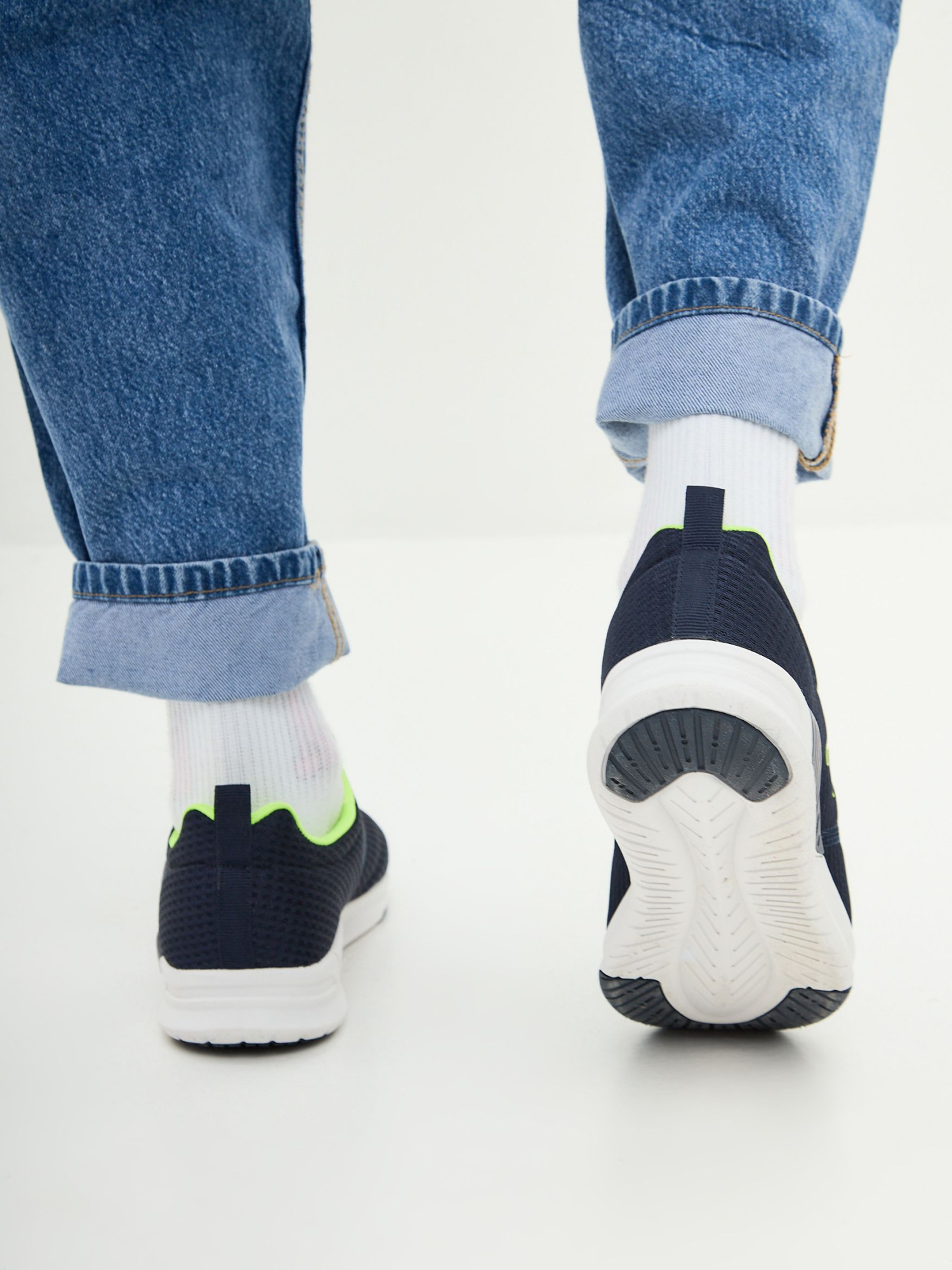 Кроссовки мужские Runners RNS-251-2978 navy/lime