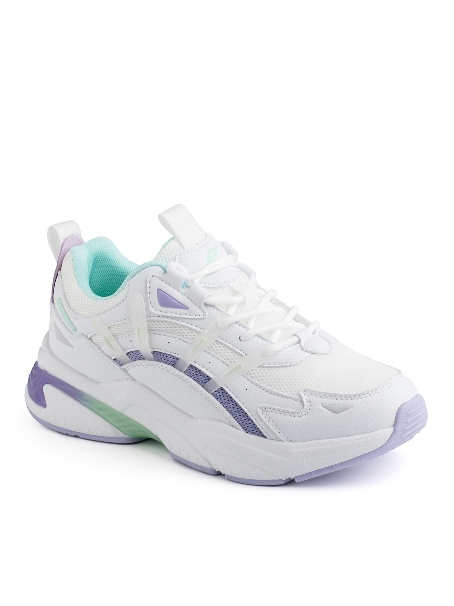 Кроссовки женские Runners RNS-251-2517 white-purple