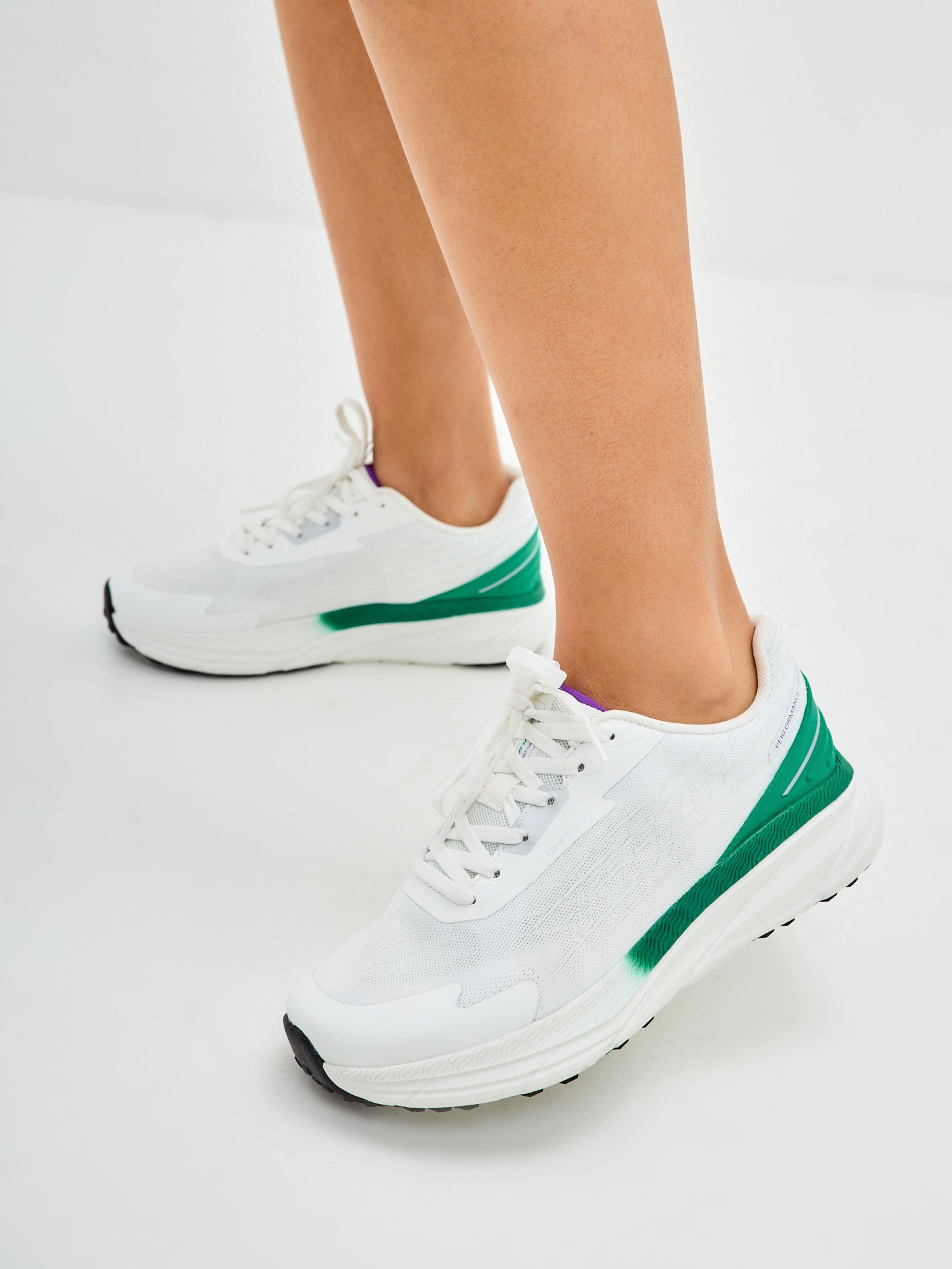 Кроссовки женские Runners RNS-241-6017 white/mint green