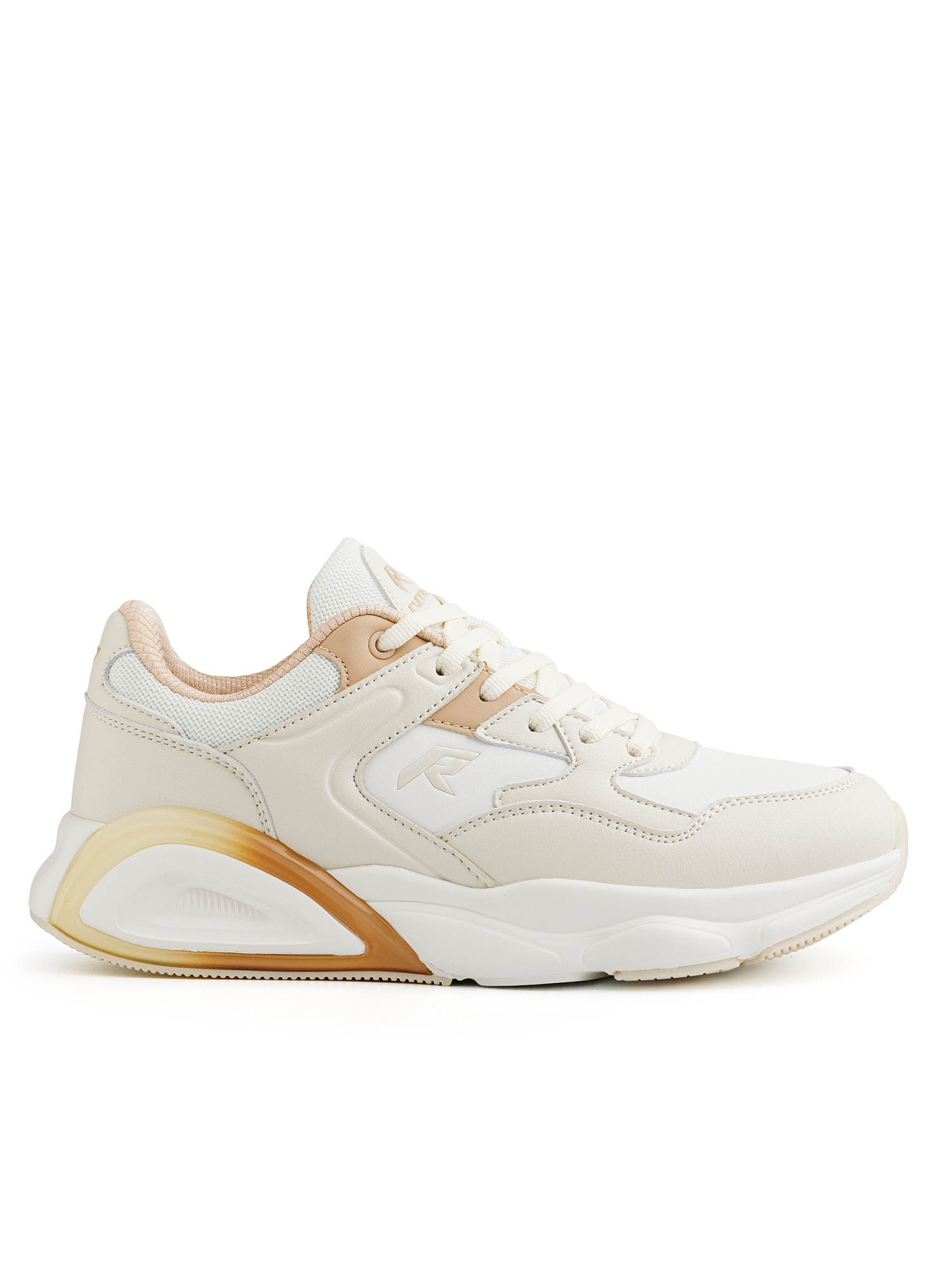Кроссовки женские Runners RNS-242-6462 lt.beige/white 38
