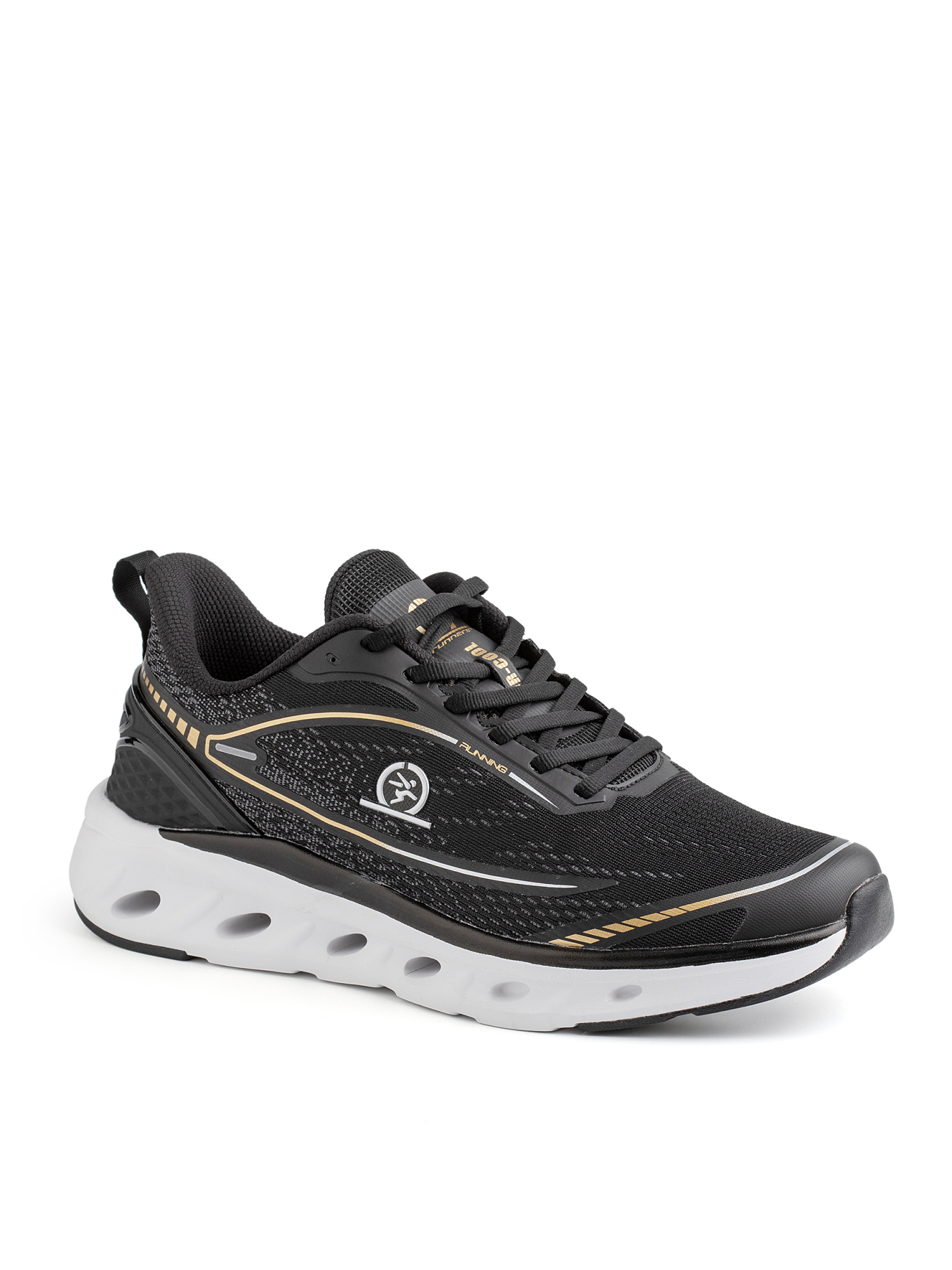 Кроссовки мужские Runners RNS-251-6679 black/gold